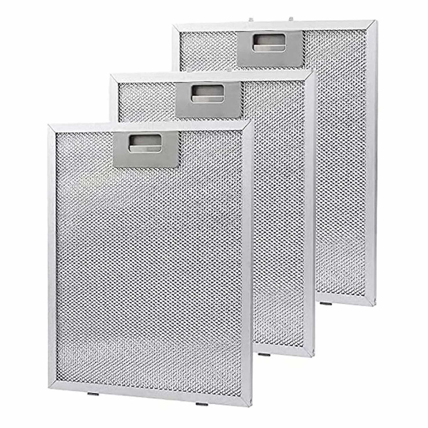 Metalowy filtr tłuszczu uniwersalny 305x267mm do okapu kuchennego