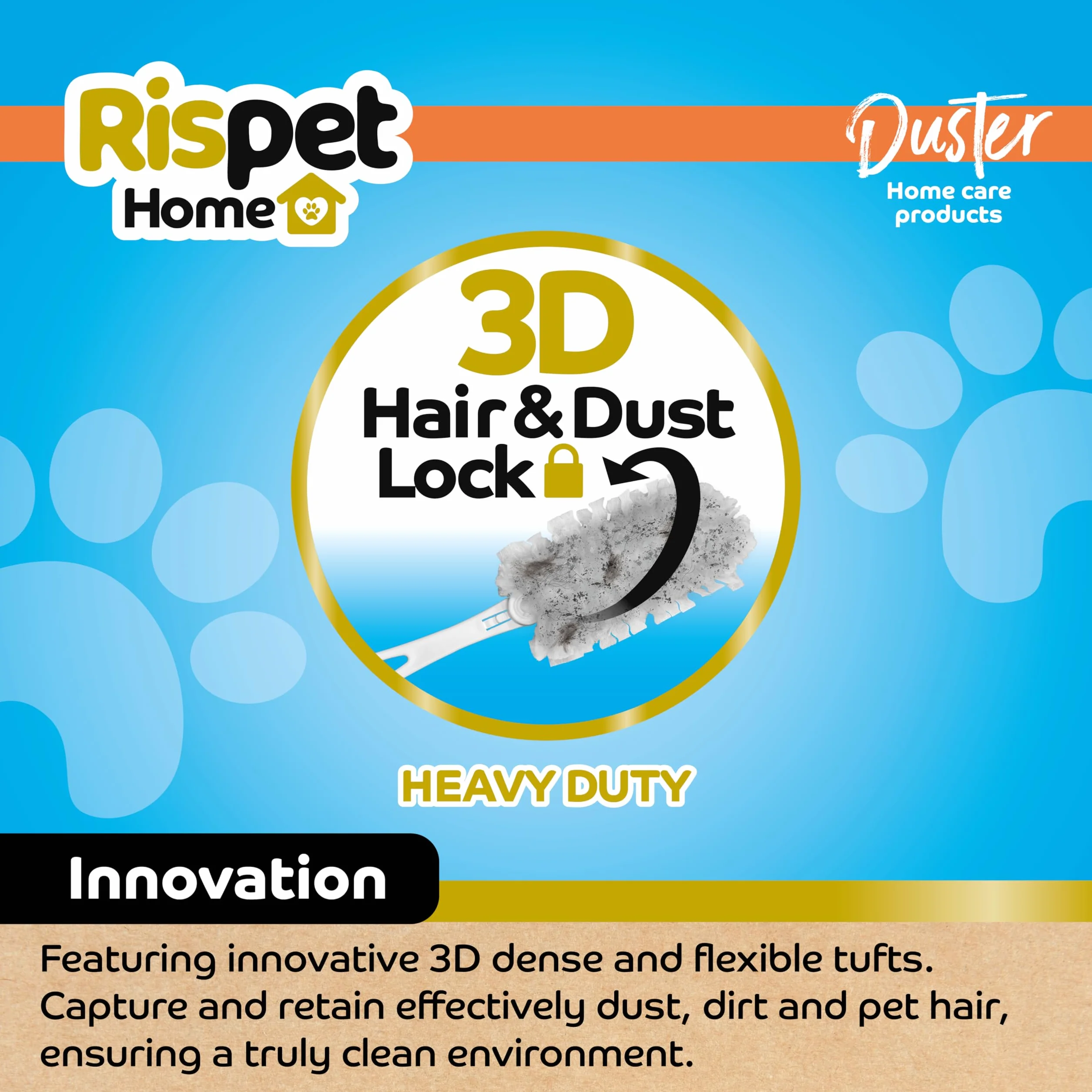 Duster 3D Puffer łapie kurz i sierść zwierząt, dociera do najtrudniejszych miejsc, wkład do 5 kurtek