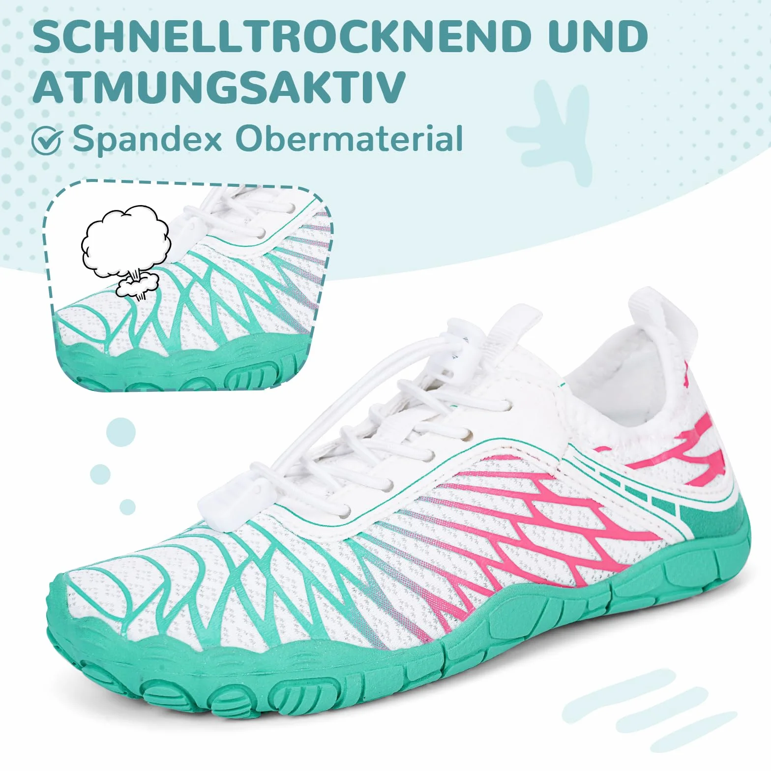 RUYI Dziecięce buty boso chłopcy dziewczęta szybkoschnące buty do pływania oddychające buty do wody antypoślizgowe buty plażowe buty do chodzenia