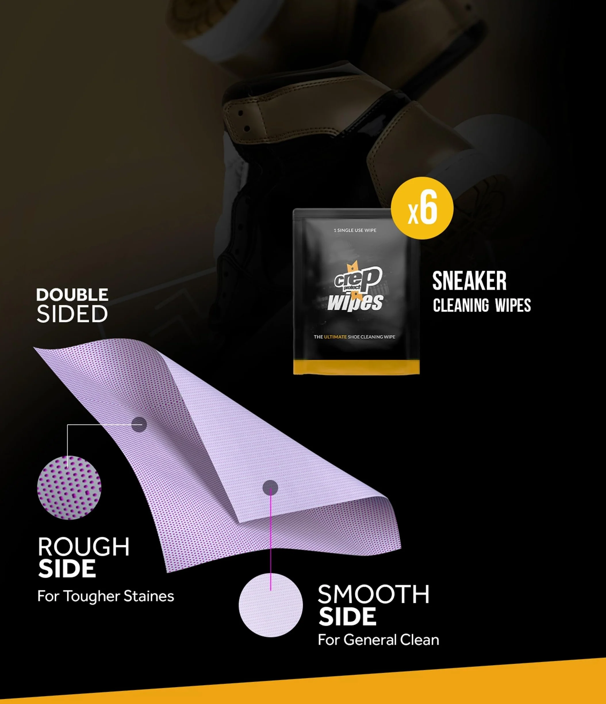 Crep Protect Unisex The Ultimate Shoe Care Box Pack Black