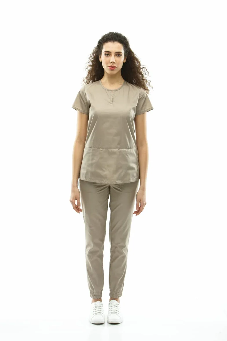 InWhite Damski kombinezon medyczny 1889, safari, XXL-3XL Große Größen