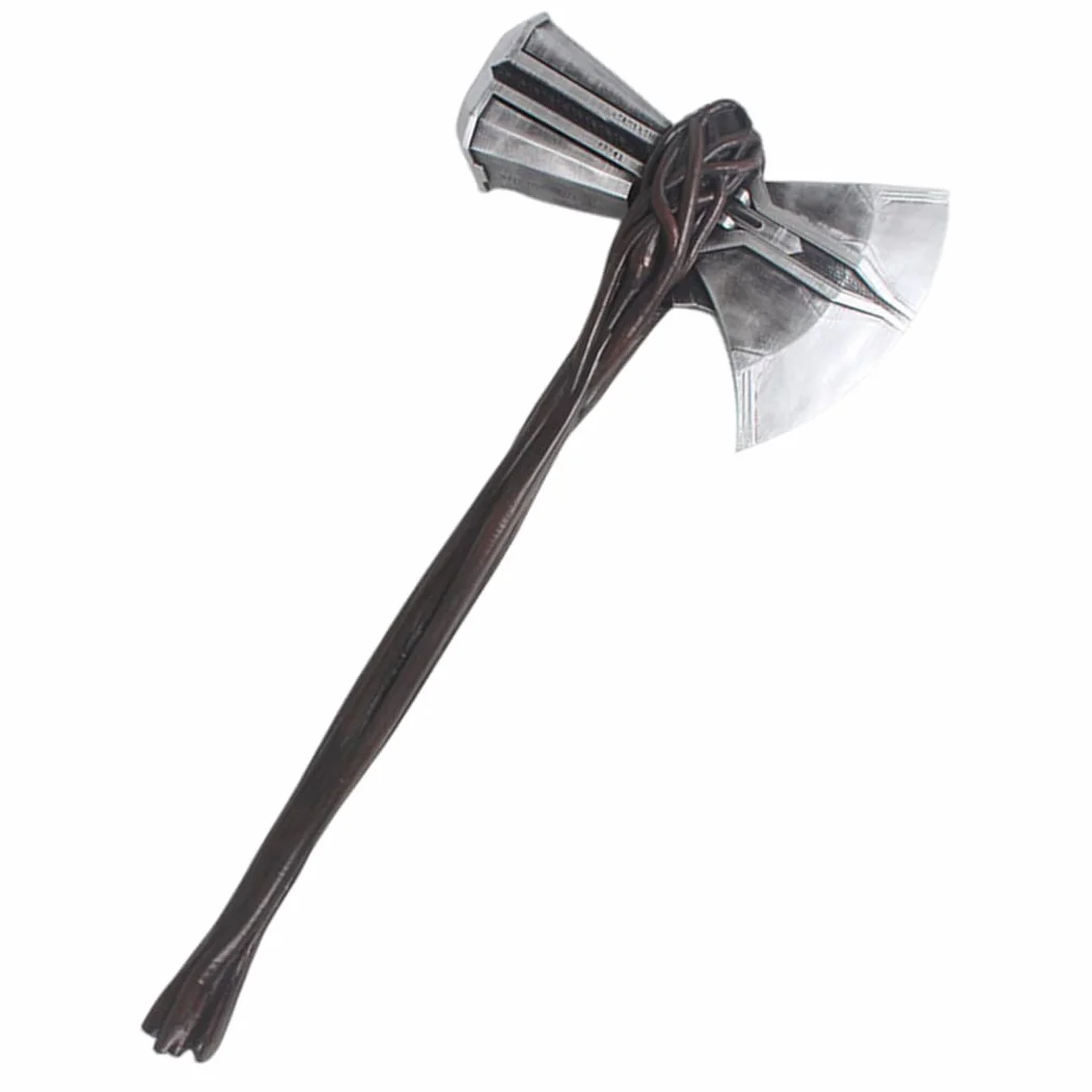 damdos Akcesoria na Halloween, młotek do cosplayu, rozmiar 1:1, pianka PU Stormbreaker Thor's Odinson Stormbreaker Topór miłość i grzmoty, młotek kolekcjonerski, fajny prezent urodzinowy
