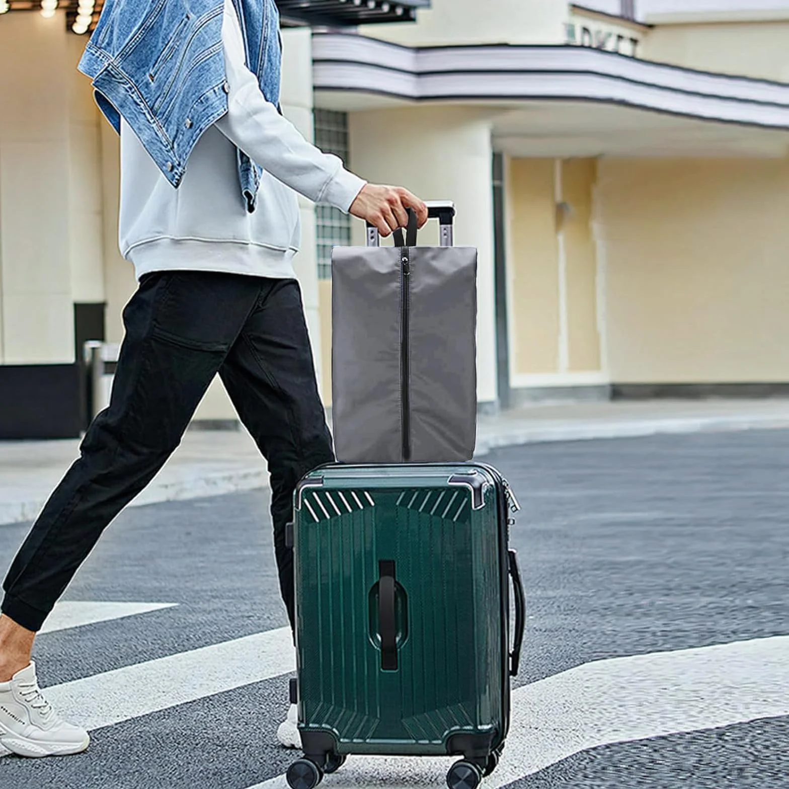 torba na buty do podróży, 5 sztuk wodoodpornych woreczków na buty, torby na buty do podróży do pakowania, woreczek na buty do podróży, torba na buty z zamkiem błyskawicznym do przechowywania w