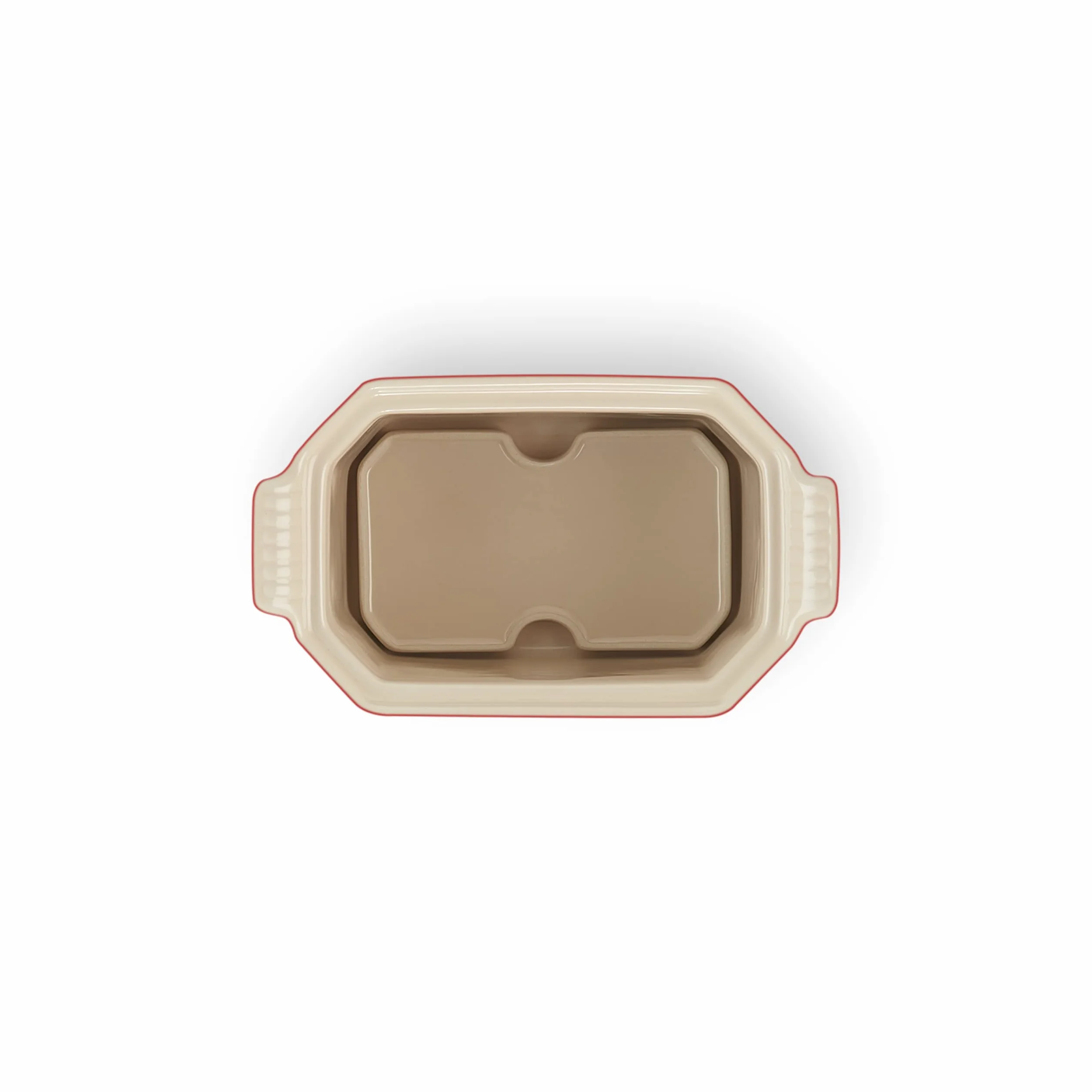 Le Creuset Kamionka Frais Gras Terrine z prasą i termometrem 0,6 l wiśnia