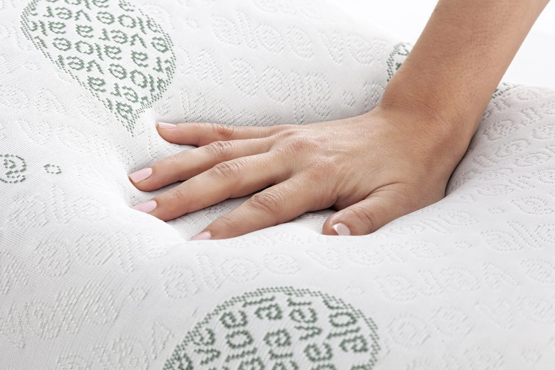 Textilhome - Opakowanie (2 sztuki) Poduszka z pianki memory - 70 cm - Ekologiczna tkanina Aloe Vera, 100% naturalny czysty rdzeń Visco - Podwójnie zapinana na zamek. Adaptacyjna termoregulacja.