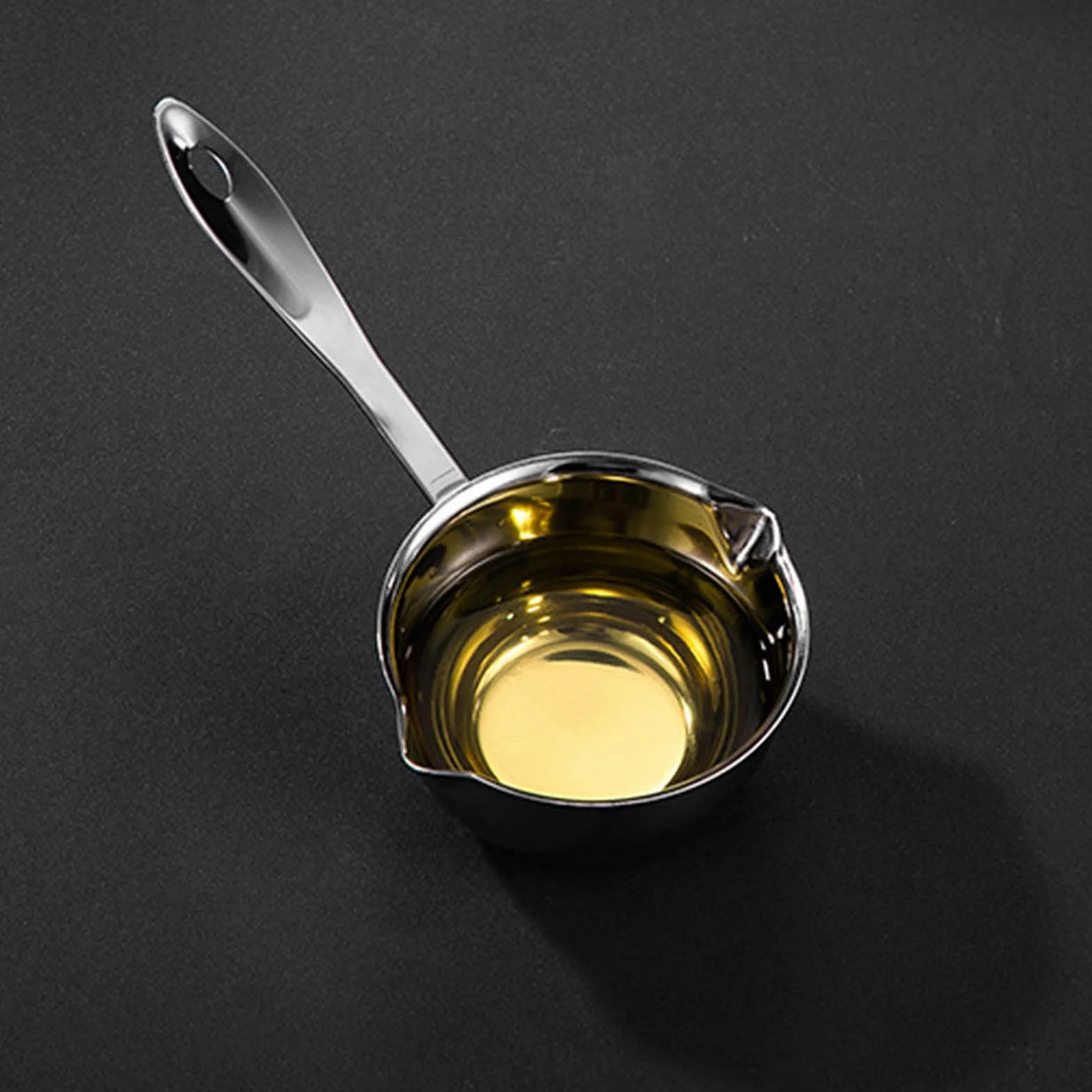 Garnek do Masła ze Stali Nierdzewnej 300 ml Indukcyjny Mini Płaski