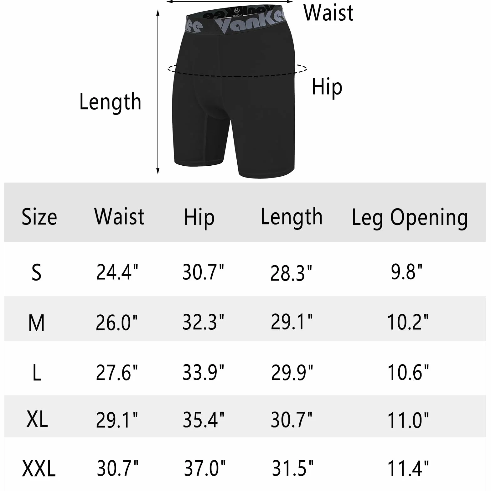 Męskie spodenki kompresyjne Sport Mesh Design Anti Chafing Wicking Fabric Quick Dry Base Layer Krótka bielizna sportowa do biegania Jazda na rowerze Trening Piłka nożna
