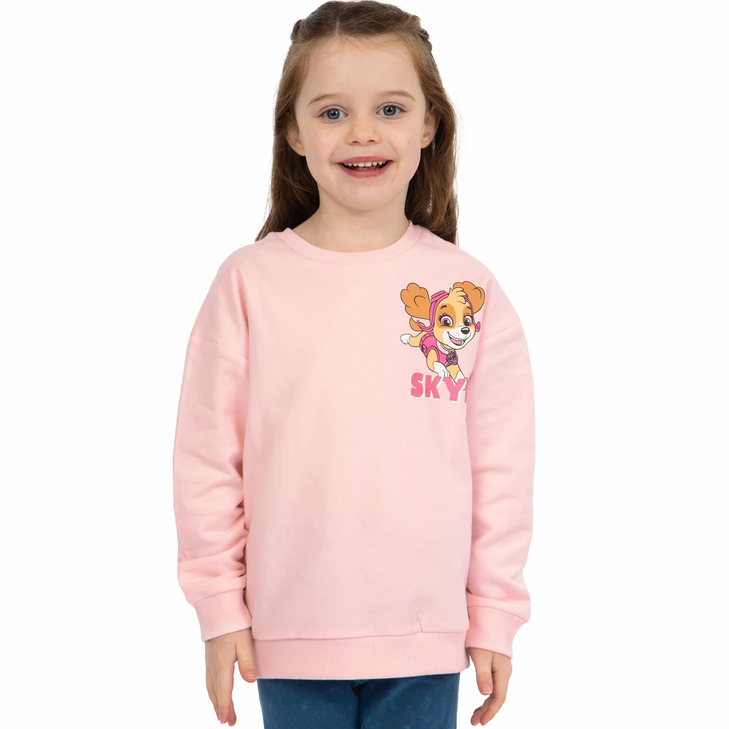 PAW Patrol Bluza | Bluza dla Dziewczynki | Skye Bluzy dla Dziewczynek | Błyszcząca Bluza dla Dzieci