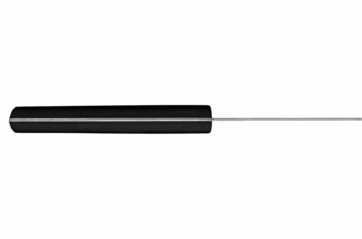 SAMURA Nóż Nakiri stal 17 cm AUS-8 hartowany 58-59 HRC czarna powłoka