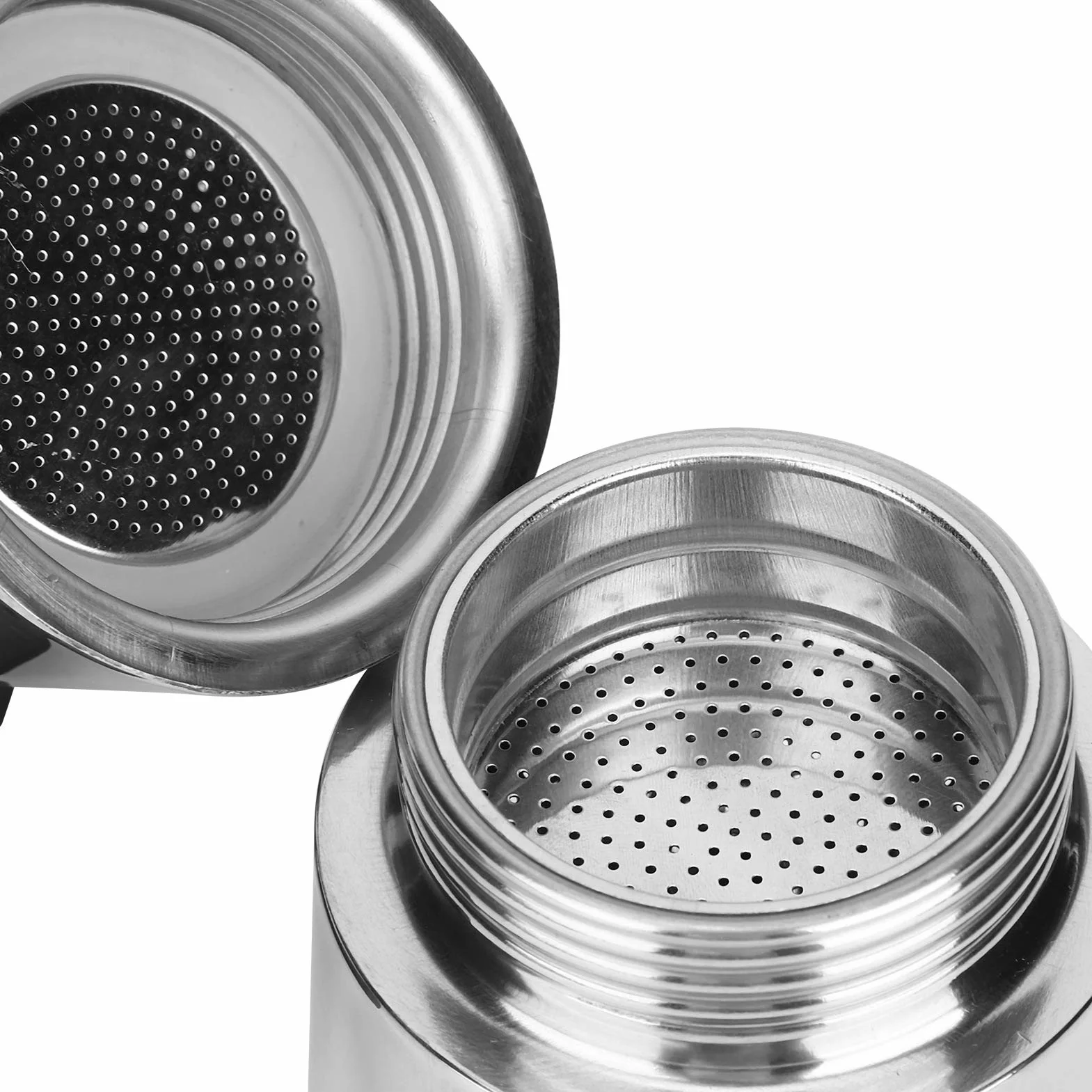 Dzbanek do Kawy ze Stali Nierdzewnej, Moka, 4 Filiżanki, Indukcyjny