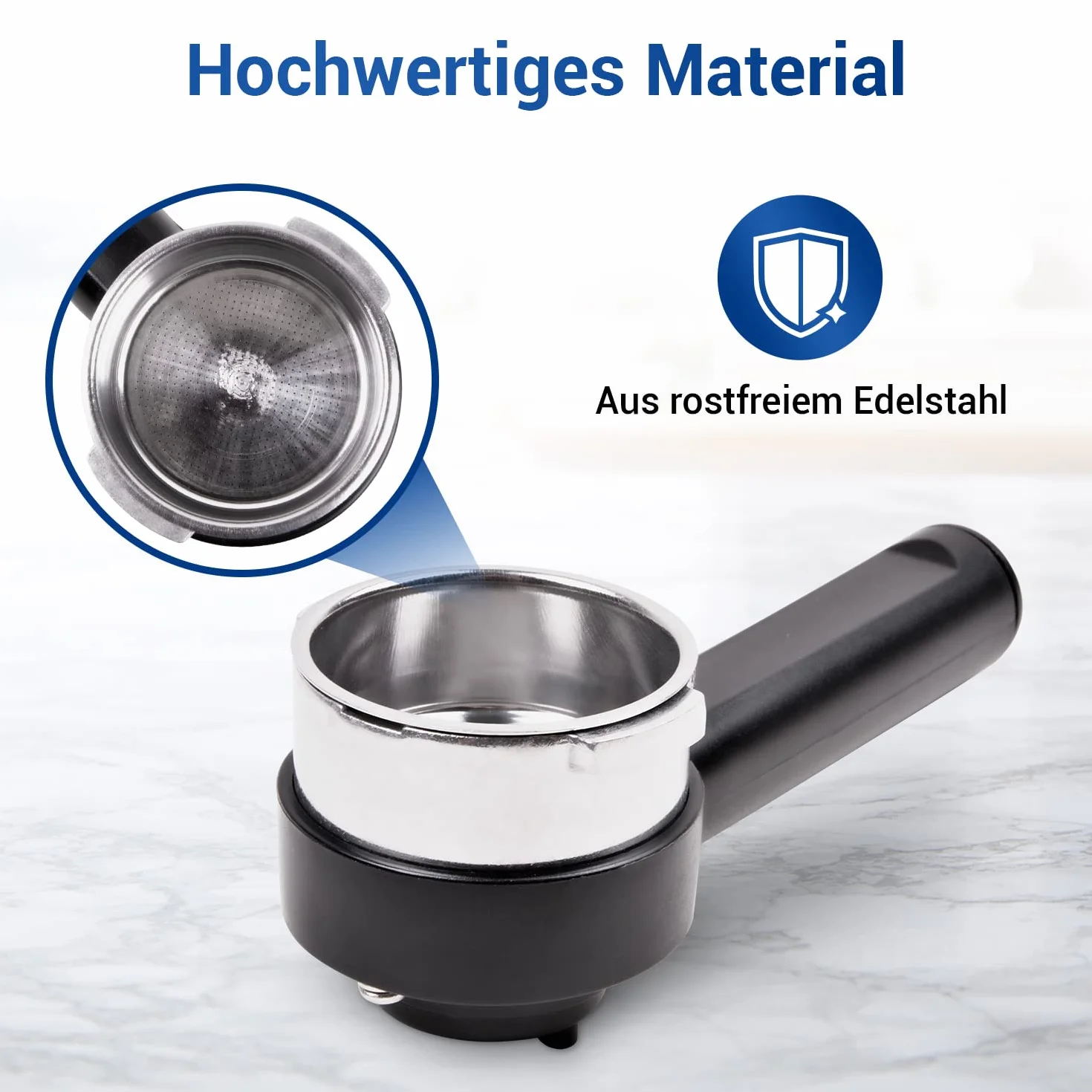 VIOKS Ekspres do kawy sitko 54 mm zamiennik do Philips Saeco CP9064/01 uchwyt na 2 filiżanki