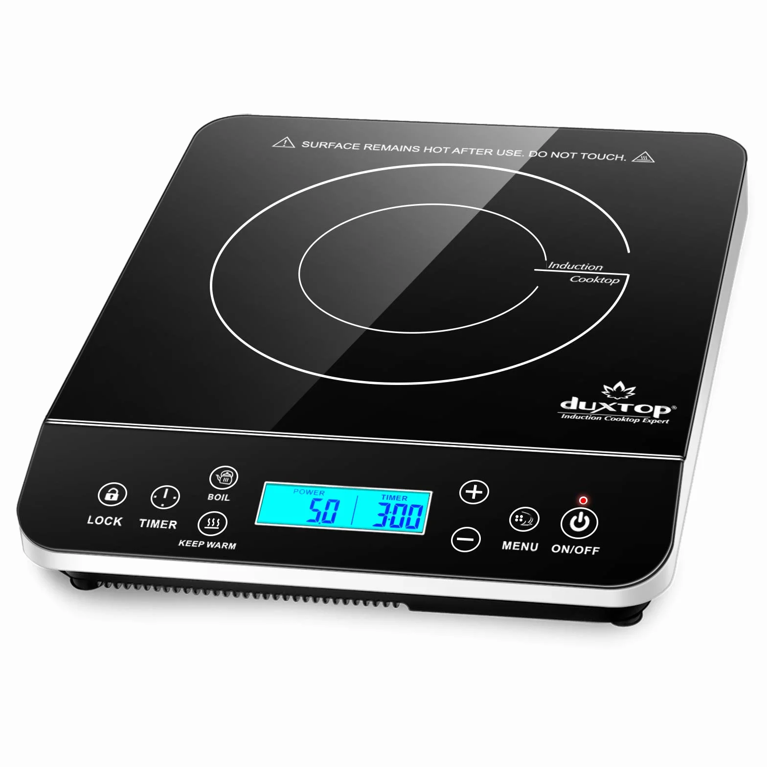 Duxtop Płyta indukcyjna 2100W z dotykowym sterowaniem i cyfrowym wyświetlaczem LCD