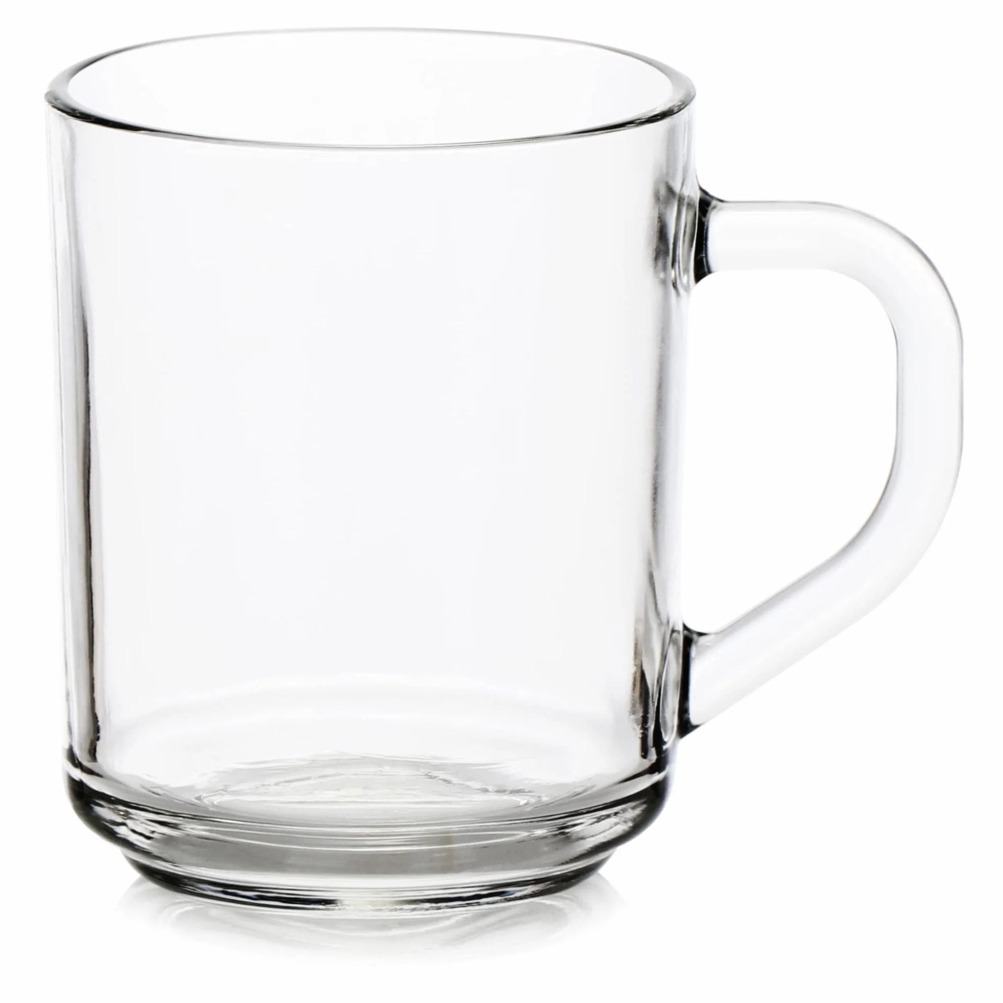 COM-FOUR 6 szklanki do picia 240 ml z uchwytem