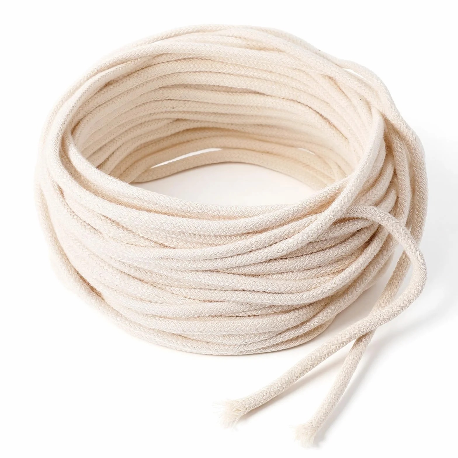 Knoty do lamp olejnych 4 mm okrągłe bawełniane