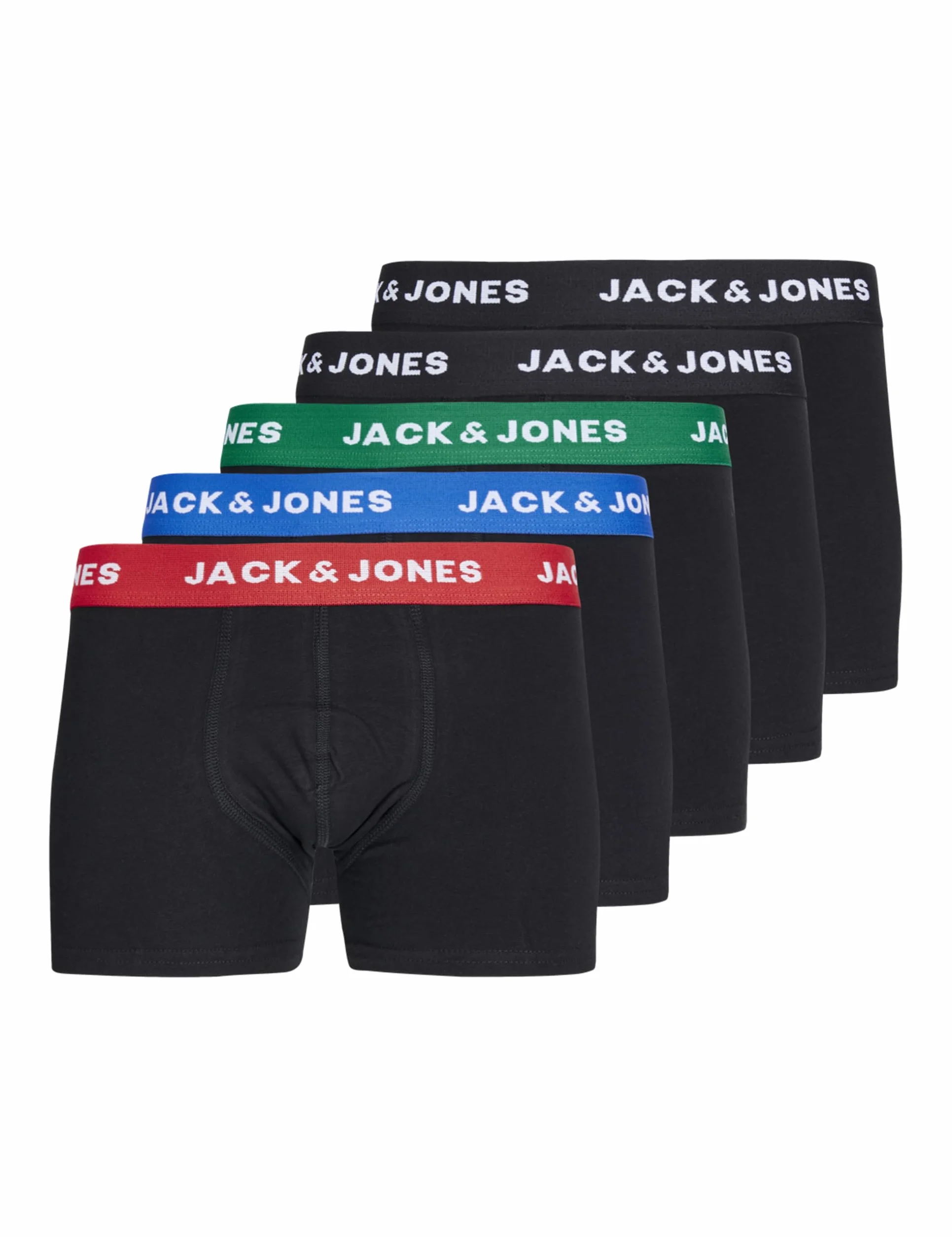 JACK & JONES Bokserki (szorty) Chłopcy Jachuey Trunks 5 Pack Noos Jnr (5 w zestawie)