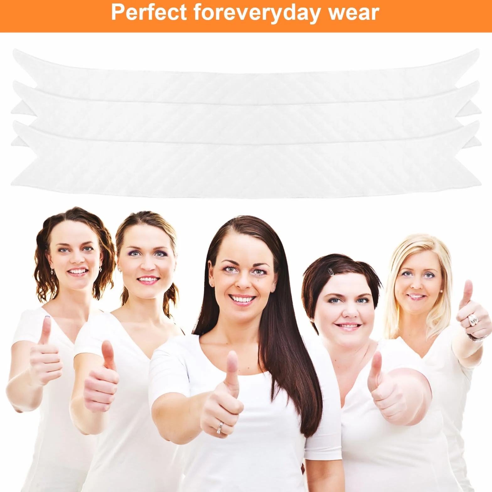 HENGBIRD 10 szt. Biały włóknina pot na brzuch podszyty brzuch plus size ochraniacze na brzuch dla skóry