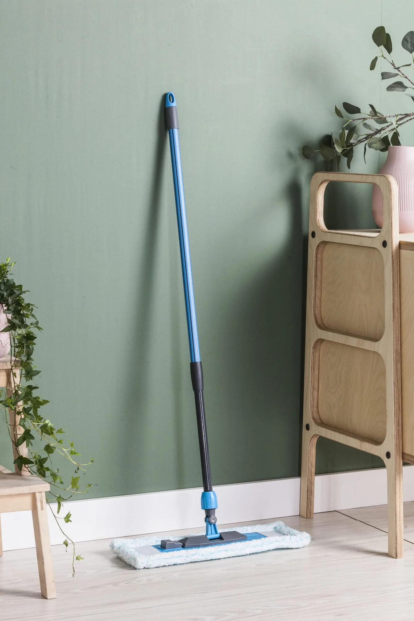 YORK Mop Płaski POWER COLLECT z Mikrofibry do Mycia Podłogi na Sucho i Mokro