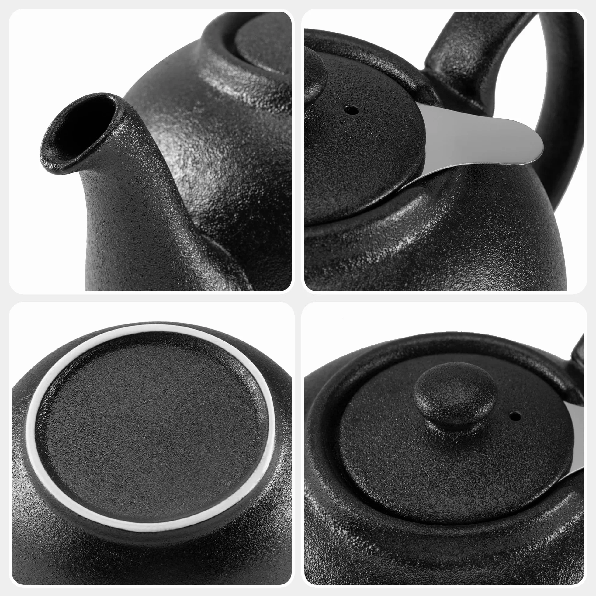URBAN LIFESTYLE Czajniczek ceramiczny do herbaty Liverpool 1,1L z sitkiem stalowym