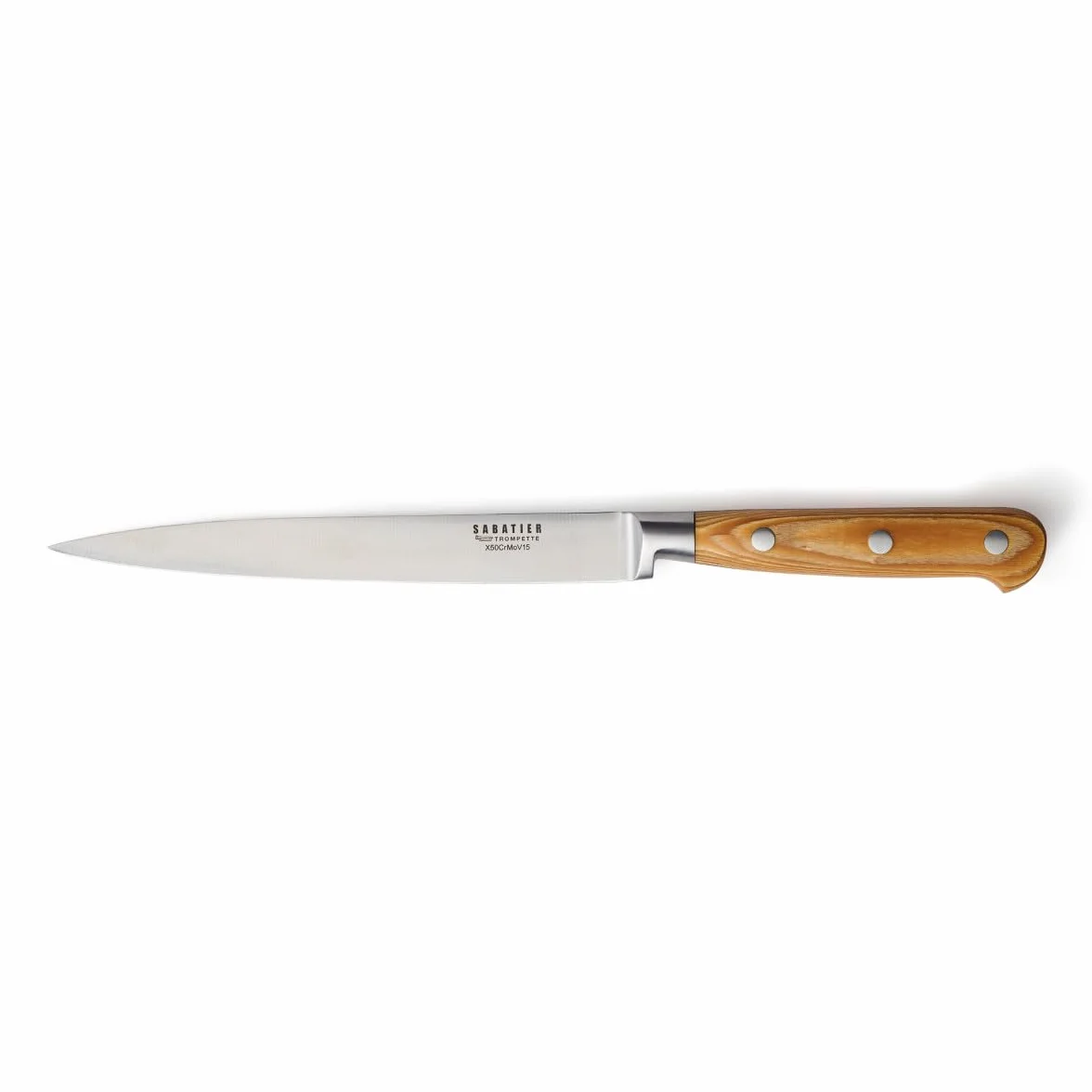 Sabatier nóż do filetowania ryb 17,5 cm brązowy