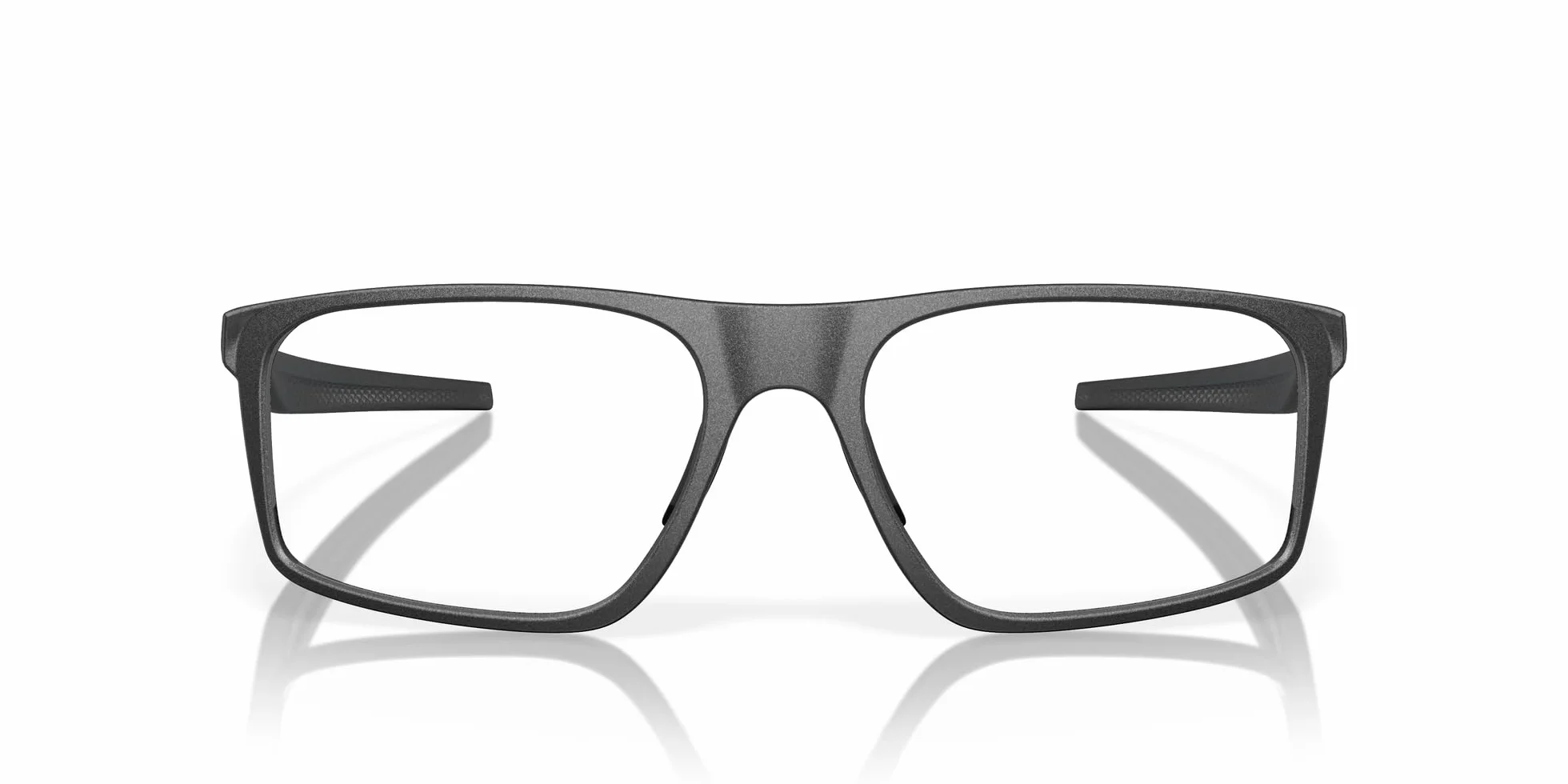 Oakley Męskie prostokątne oprawki okularów na receptę Ox8183 Bat Flip, Satynowa lekka stal/soczewka demo, 56 mm