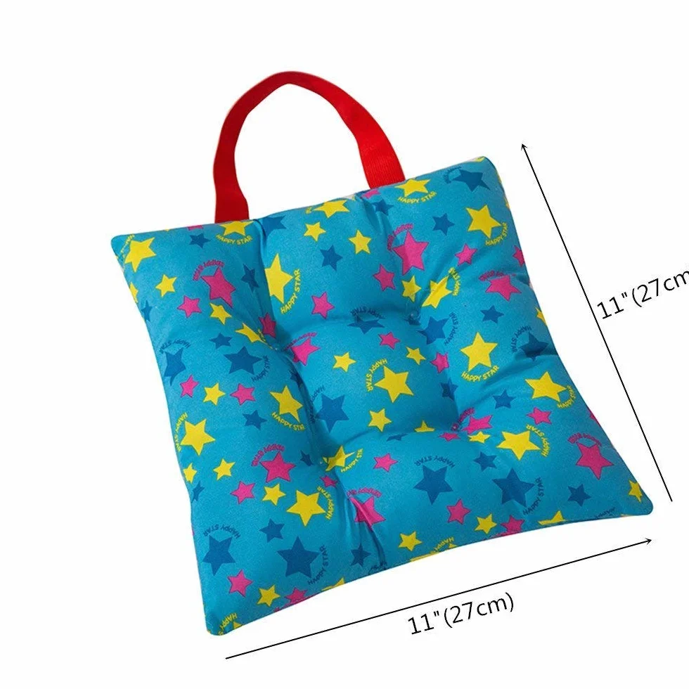 Moda urocze cukierkowe kolory poduszka do siedzenia dla dzieci jadalnia ogród przedszkole dzieci poduszki na krzesło 27 x 27 cm