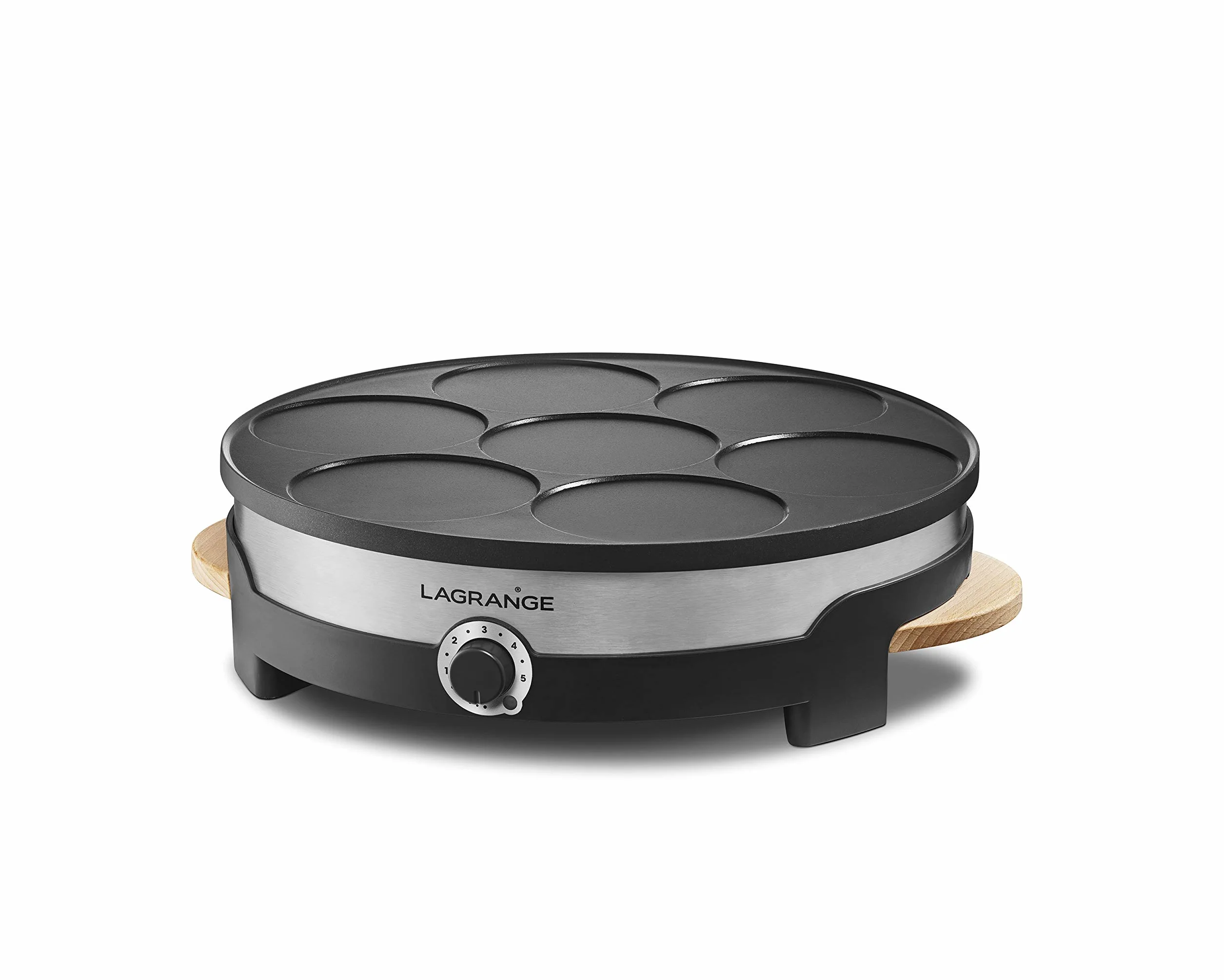 Lagrange Patelnia do naleśników 1500 W jasne drewno